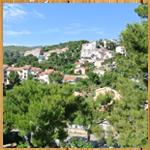 La vue sur la colline a l'ouest